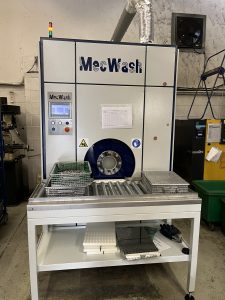 MecWash MWX300 cleaning plant installed at Rowan Precision